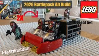 LEGO Star Wars 2026 Battlepack Alt build, 75449 MOC
