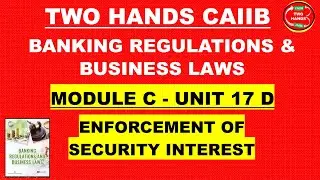 MODULE C UNIT 17 D BRBL I BANKING REGULATIONS AND BUSINESS LAWS CAIIB I TWO HANDS CAIIB I CAIIB BRBL
