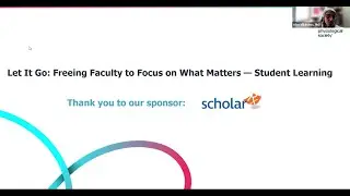 Let It Go Freeing Faculty to Focus on What Matters &mdash; Student Learning