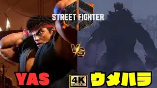 SF6🔥　リュウ(YAS) vs 豪鬼(ウメハラ) / RYU [YAS] vs GOUKI [umehara]