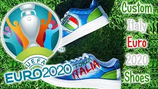 Custom Italy Euro 2020 Shoes!!