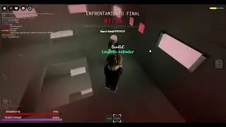 La batalla final en el hoyo de roblox