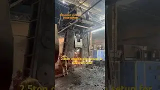 2.5ton drop forging hammer setup available for sale with land . info : Metalsmith machines8284089101