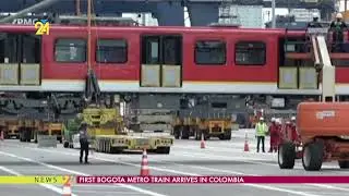 First Bogota Metro Train Arrives In Colombia