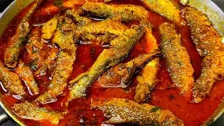 BIHARI STYLE SMALL FISH CURRY | Spicy small fish cooked in mustard spices | SMALL FISH RECIPE