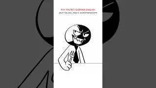 Learning English 😅 (Animation Meme) Anim: Mansurella #shorts