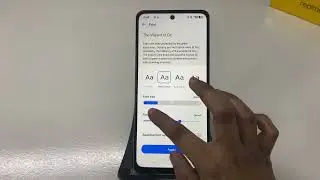 How to Customize Font Size in Realme P4x