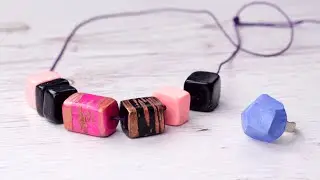 DIY Geometric Polymer Clay Jewelry
