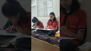 Gouri &Lawanya doing  Maths sums by Abacus Visualization Method #abacusmath #mentalmath