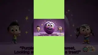 Fruits & Colours | Fun Learning Song                       #KidsLearning #KidsShorts #YouTubeShorts