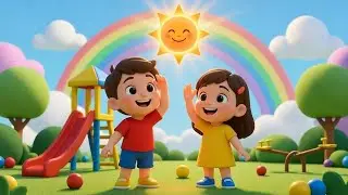 Colors Song for Kids 🌈 | Learn Red, Yellow, Green & Blue