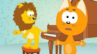 Kitten Kote ANIMAL CONCERT songs cartoons for children