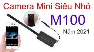 Camera Mini Mới Nhất 2021 Xem Từ Xa Tr&ecirc;n Điện Thoại M100