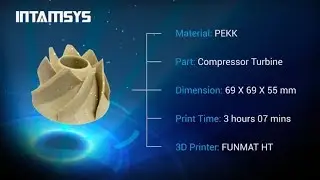 INTAMSYS 3D Printing - PEKK