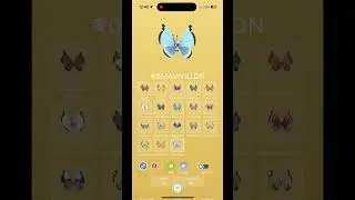 Shiny Showcase: Vivillon 🦋✨ #PokemonGo #Pokemon #ShinyPokemon #PokemonGoFest #shundo