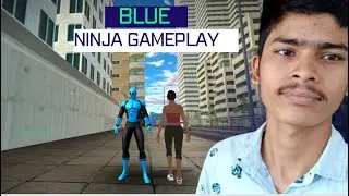 Blue ninja Superhero Game - Gamplay Blue ninja superhero || superhero gameplay
