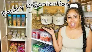 EXTREME PANTRY ORGANIZATION | Organize My Dream Pantry w/ Me On a Budget | *Tips & Tricks Included*