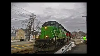 Ex-BN HLCX SD40-2 #8070 Leads POED!!! INSANE NATHAN K5LLA!!!