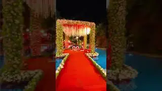 Pool Side Mandap Decoration || Mandap Decor Ideas || Wedding Decorations