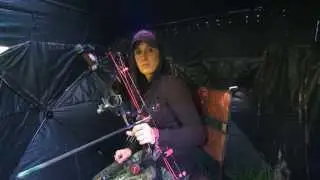 Using a Chair in the turkey blind