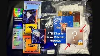😱 Lucky Draw SIGNED POLAROID Winner! 😱 Ateez Album & Merch Haul + Unboxing August 2022