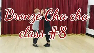 Bronze American Rhythm Cha cha class #8: Back spot turn/ Natural top