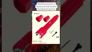 Multifunctional 8 in 1 Faucet and Sink Tool &ndash; A Must-Have for DIYers!