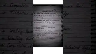 B. Sc semester 1st Physics paper 2 (Optics) Important questions (Lucknow University🎓)