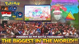 TERBESAR DI DUNIA !!! POKEMON GO INDONESIA TURNAMEN BATTLE !!!