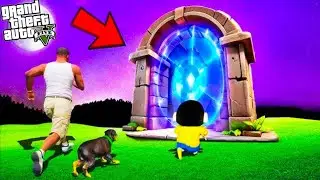 Shinchan and Franklin Found Secret Magical Portal in Jungle in GTA 5