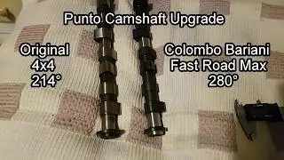 Fiat Punto 8V Performance Camshaft Colombo Bariani Fast Road Max
