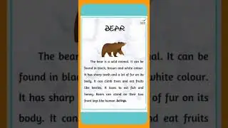 Bear 🐻 #englishwithcatalyst #learningforkids #english #englishstoriesforbeginners