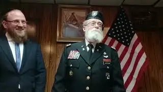 Rabbi Mordechai Z Hecht: Oath of Office Ceremony, USAFR Chaplain