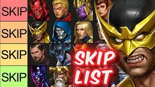 Список героев T2 и T3, пропущенных (предупреждение) &mdash; Marvel Future Fight