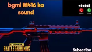 Battleground Gun M4 Sound || M416 Soung Ringtone