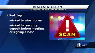 Real estate scam making rounds in Greenville County, South Carolina