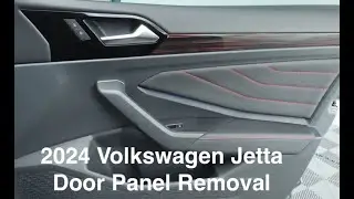 Как снять дверную панель Volkswagen Jetta 2024 года. 24