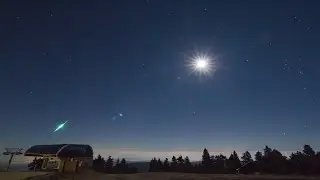 Taurid meteor shower night timelapse
