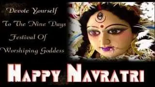 Wish You Happy Navratri 2015 - 3D animated Greeting card, Whatsapp Video message