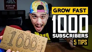 How to get first 1000 subscribers on YouTube FAST in 2020 | 5 TIPS