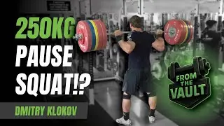 🔥 INSANE 250kg Paused Squat by Olympic Champion Dmitry Klokov
