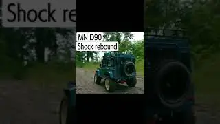 RC MN99 test shock rebound.. #shorts