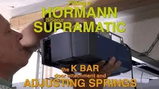 HORMANN SupraMatic, Hormann ProMatic; ремонт, замена, перенастройка, регулировка пружин гаражных ...