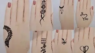 7 Different Tattoo mehndi design 2024/ Eid Special mehndi design /Simple hand tattoo mehndi design