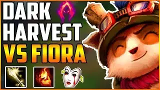 BEST TEEMO NA | XBLOTTER | DARK HARVEST TEEMO | TEEMO VS FIORA FULL GAMEPLAY!