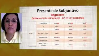 Aula Espanhol  - Presente de  Subjuntivo  +Español