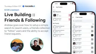 Live Build a Social App "Follow Friends" Flow in FlutterFlow.