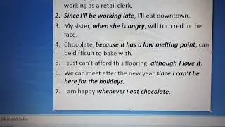 combining sentences using subordinate clauses 12