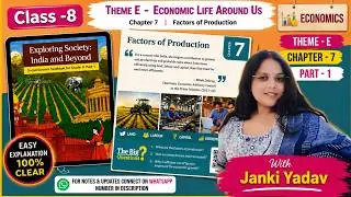 Class 8 Social Science Ch 7 | Factors of Production Explained | Exploring Society | Part-1
