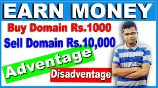 Earn Money Online | Buy & Sell Domain | Advantage and Disadvantage | Beginner guide in Benglai